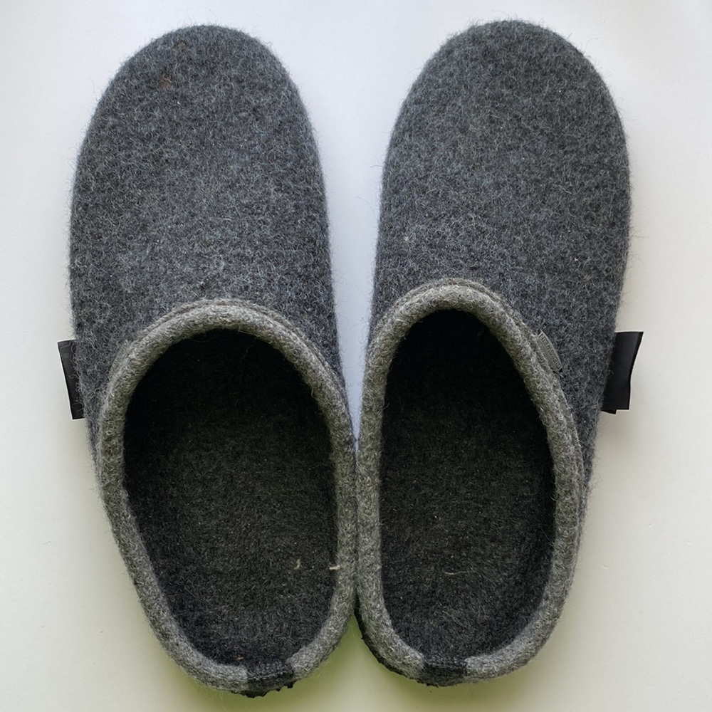 GIESSWEIN virgin wool sustainable home shoes/ slippers Sz 49 ( US 15-16)